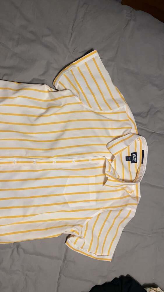 Womens Striped Cotton Blouse